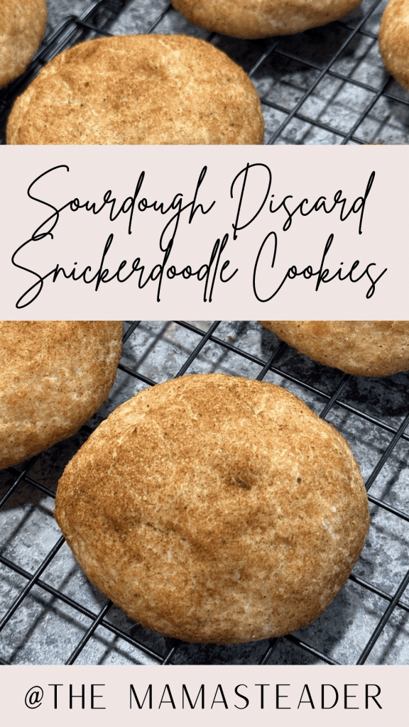 Sourdough Discard Snickerdoodle Cookies